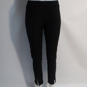 NWT Womens 209 wst 38 Black Faux Suede Skinny Pants XS